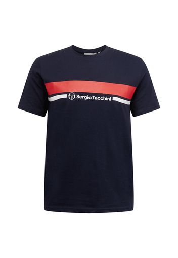 Sergio Tacchini Maglietta 'ANISE'  bianco / rosso / blu scuro