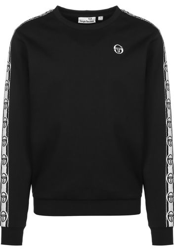 Sergio Tacchini Felpa 'Delaco'  nero / bianco