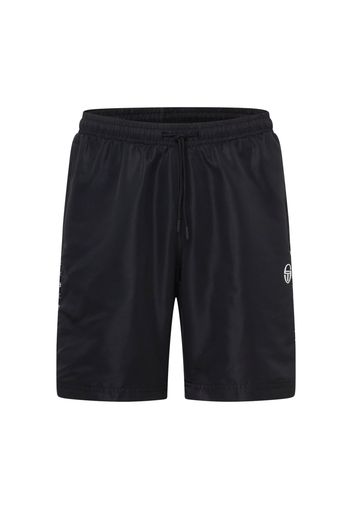 Sergio Tacchini Pantaloni sportivi 'DIAMANTE'  nero / bianco