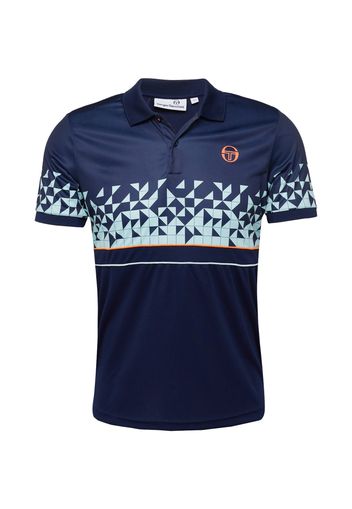 Sergio Tacchini Maglia funzionale 'DISPERSA'  navy / blu chiaro / arancione