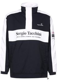 Sergio Tacchini Giacca di mezza stagione 'Ottimista'  bianco / nero / rosso