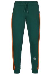 Sergio Tacchini Pantaloni sportivi 'Grado'  bianco / smeraldo / arancione scuro