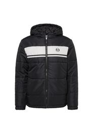 Sergio Tacchini Giacca di mezza stagione 'ANTONIO'  nero / bianco