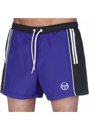 Sergio Tacchini Pantaloncini da bagno ' Cyprus '  lilla / nero / bianco