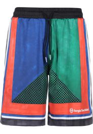 Sergio Tacchini Pantaloni sportivi 'Monte Carlo Tennis'  blu / verde / arancione / nero