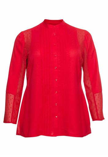 SHEEGO Camicia da donna  rosso carminio