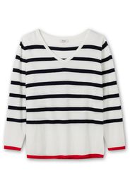 SHEEGO Pullover  navy / rosso / offwhite