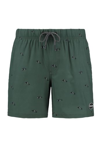 Shiwi Pantaloncini da bagno  verde / nero / bianco