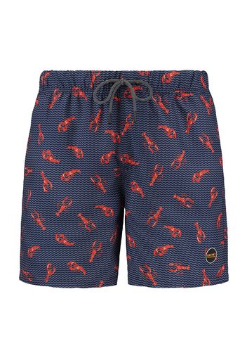 Shiwi Pantaloncini da bagno  marino / blu chiaro / pesca / rosso