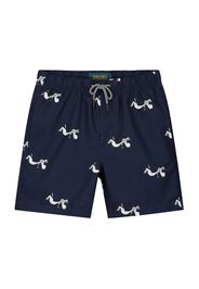 Shiwi Badeshorts 'Snoopy superrr doggg'  blu scuro / bianco / nero