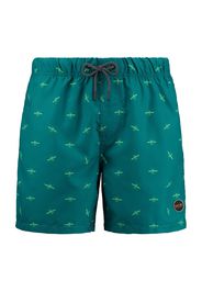 Shiwi Pantaloncini da bagno  smeraldo / menta / nero / arancione / bianco