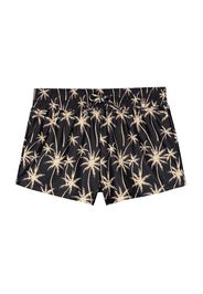 Shiwi Badeshorts 'VACATION PALM'  nero / beige