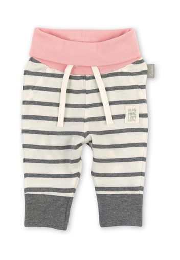 SIGIKID Pantaloni  bianco / grigio sfumato / rosa