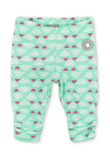 SIGIKID Leggings  verde chiaro / bianco / lilla