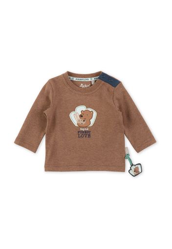 SIGIKID Maglietta 'Forest Love'  beige / marino / blu chiaro / marrone