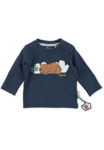 SIGIKID Maglietta 'FOREST LOVE'  blu scuro / colori misti