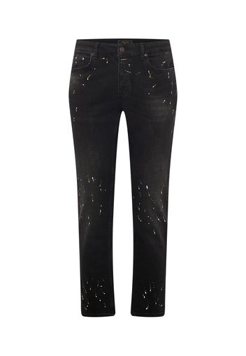 SikSilk Jeans  giallo / nero denim / bianco