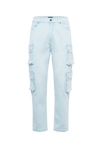 SikSilk Jeans cargo  blu chiaro