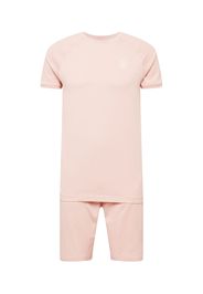 SikSilk Tuta da jogging  rosa pastello / bianco