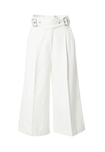 Sisley Jeans con pieghe  bianco denim