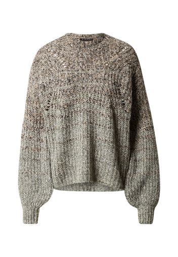 Sisley Pullover  verde chiaro / marrone chiaro / nero