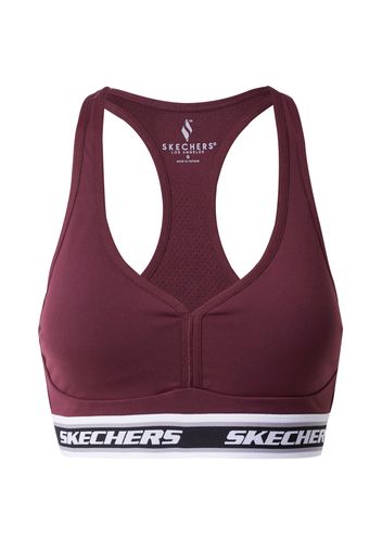 Skechers Performance Reggiseno sportivo  borgogna / bianco