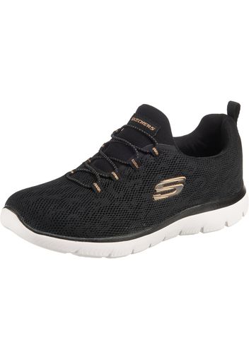 SKECHERS Sneaker bassa 'Summits'  nero / arancione