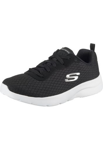 SKECHERS Sneaker bassa 'Dynamight'  argento / nero / bianco