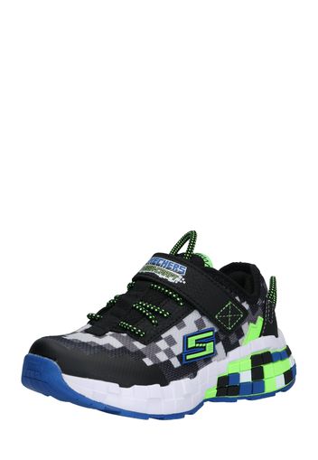 SKECHERS Sneaker 'Mega-craft'  blu / lime / nero / bianco / grigio