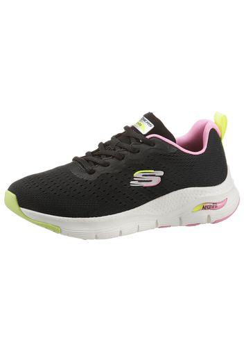 SKECHERS Sneaker bassa  nero / verde / rosa / blu