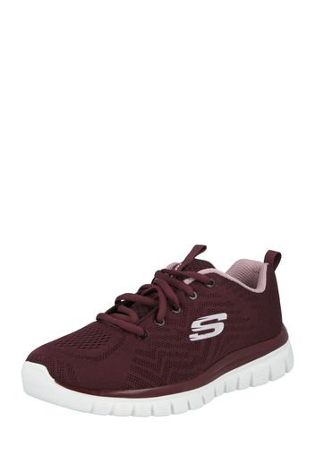 SKECHERS Sneaker bassa 'Graceful Get Connected'  rosso vino