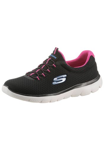 SKECHERS Scarpa slip-on 'Summits'  blu / rosa / nero