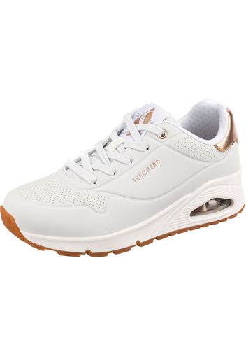 SKECHERS Sneaker bassa 'Uno'  oro / bianco