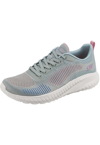 SKECHERS Sneaker bassa 'Bobs Squad Chaos'  blu / blu chiaro / grigio / rosa