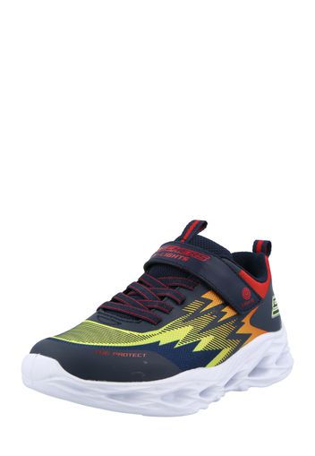 SKECHERS Sneaker 'Vortex Flash'  blu / navy / curry / giallo neon / rosso