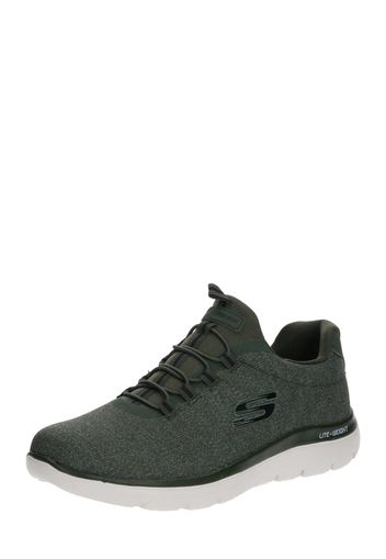 SKECHERS Sneaker bassa 'Summits Forton'  oliva / nero