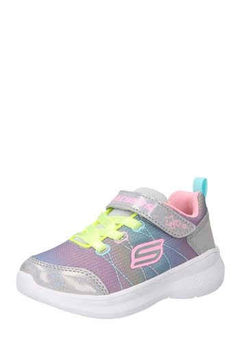 SKECHERS Sneaker  turchese / grigio / lavanda / rosa