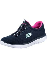 SKECHERS Sneaker bassa 'Summits'  navy / rosa / menta