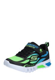 SKECHERS Sneaker  nero / verde neon / blu cielo