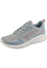 SKECHERS Sneaker bassa 'Bobs Squad Chaos'  blu / blu chiaro / grigio / rosa