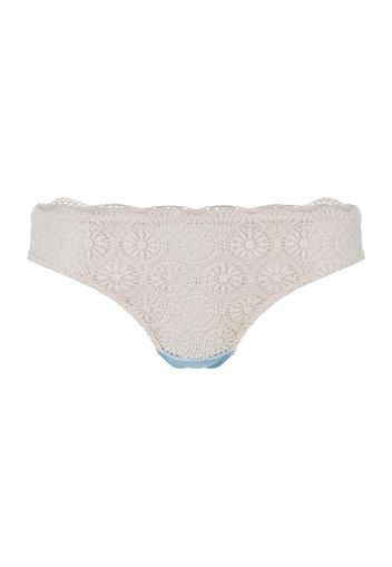 Skiny String  crema / blu chiaro