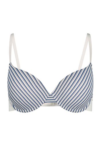 Skiny Reggiseno  blu / bianco / grigio