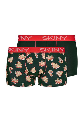 Skiny Boxer  nero / rosso / bianco / beige