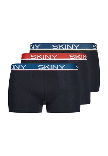 Skiny Boxer  nero / navy / rosso / bianco