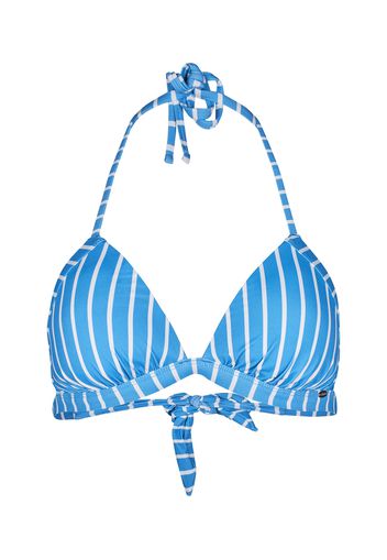 Skiny Top per bikini  blu chiaro / bianco