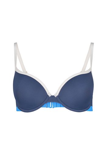 Skiny Top per bikini  blu scuro / blu chiaro / bianco