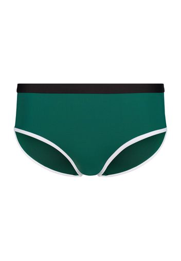Skiny Pantaloncini per bikini  verde scuro / nero / bianco