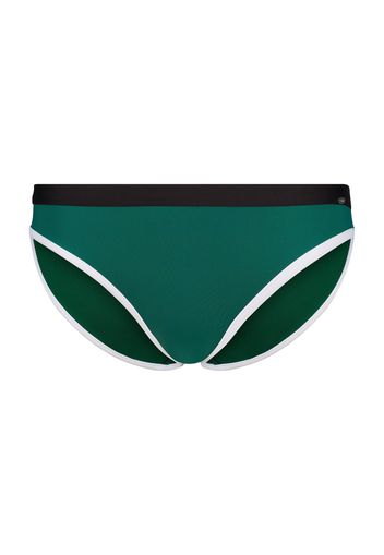 Skiny Pantaloncini per bikini  verde scuro / nero / bianco