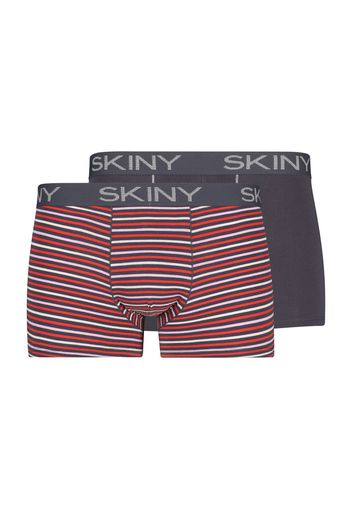 Skiny Boxer  grigio scuro / rosso / bianco