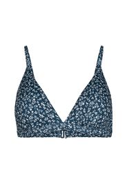 Skiny Top per bikini  blu scuro / bianco